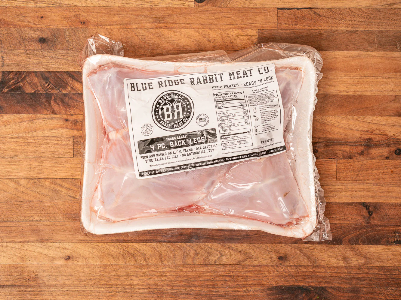 BONE-IN RABBIT LEGS