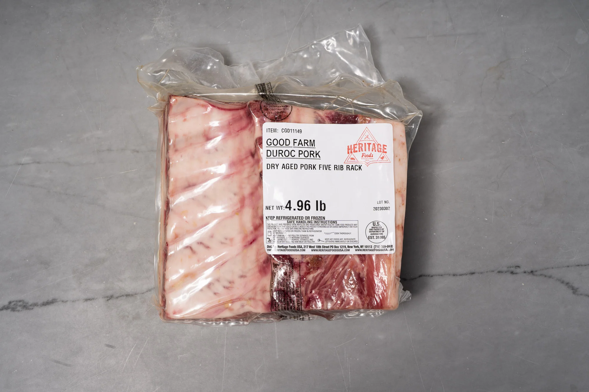 DRY AGED BONE-IN PORK LOIN ROAST - Image 3