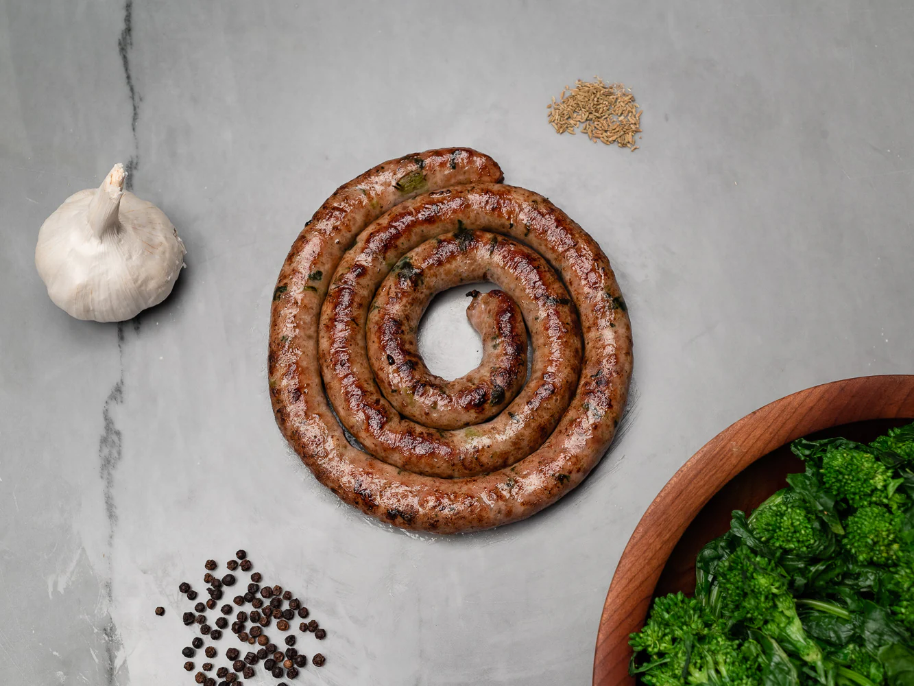 GARLIC AND BROCCOLI RABE SAUSAGE - Image 2