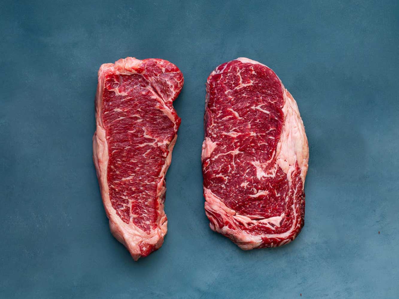 RIBEYE & NY STRIP PACK — ONE STEAK PER PACK!