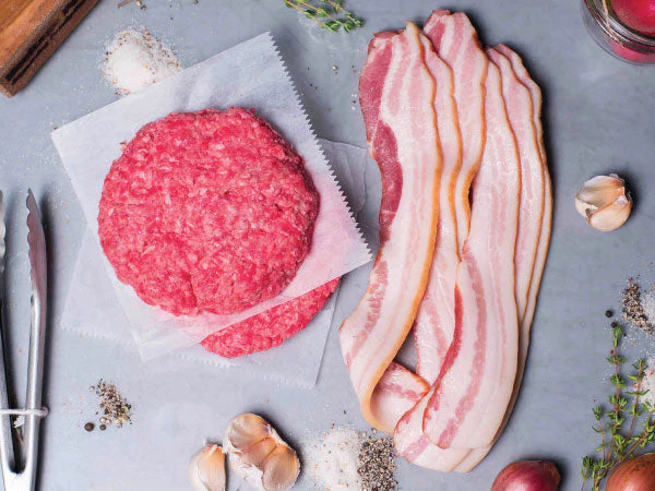 WAGYU BURGERS AND BACON